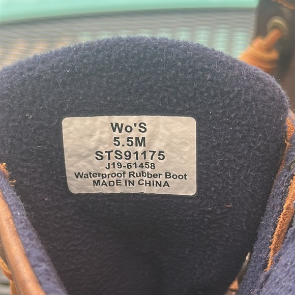 Sperry | Women's Size 5.5 Saltwater Duck Waterproof Rubber Boots - Picture 5 of 9